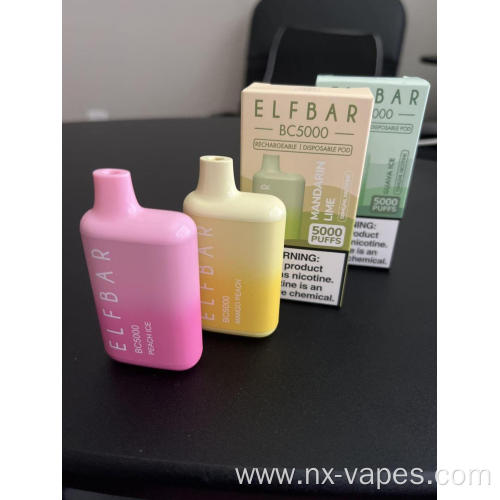 New Elf Bar BC5000 Disposable box